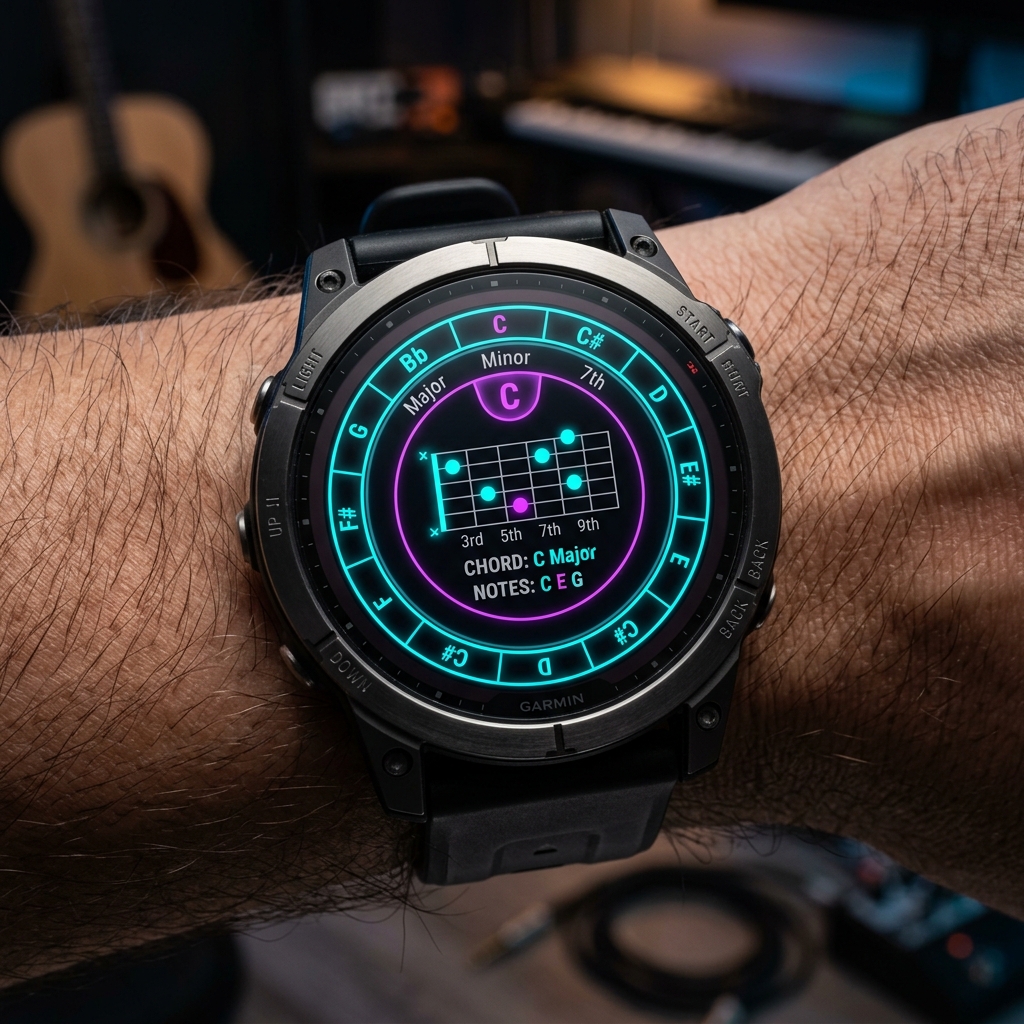 Chords App on Garmin Smartwatch